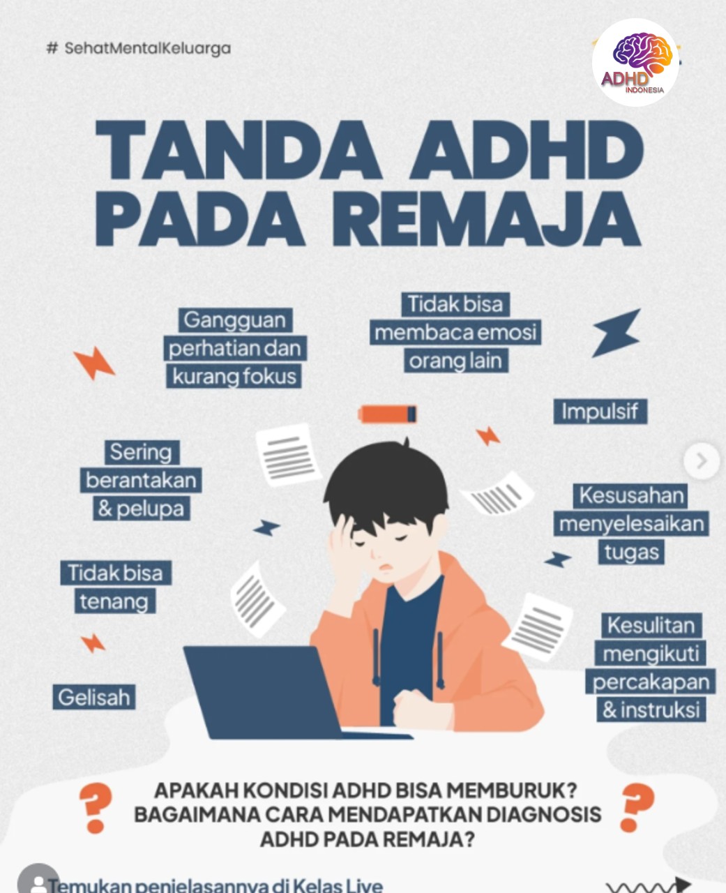 Screening ADHD Non-Diagnostik: Edukasi Awal bagi Orang Tua di Kabupaten Pemalang